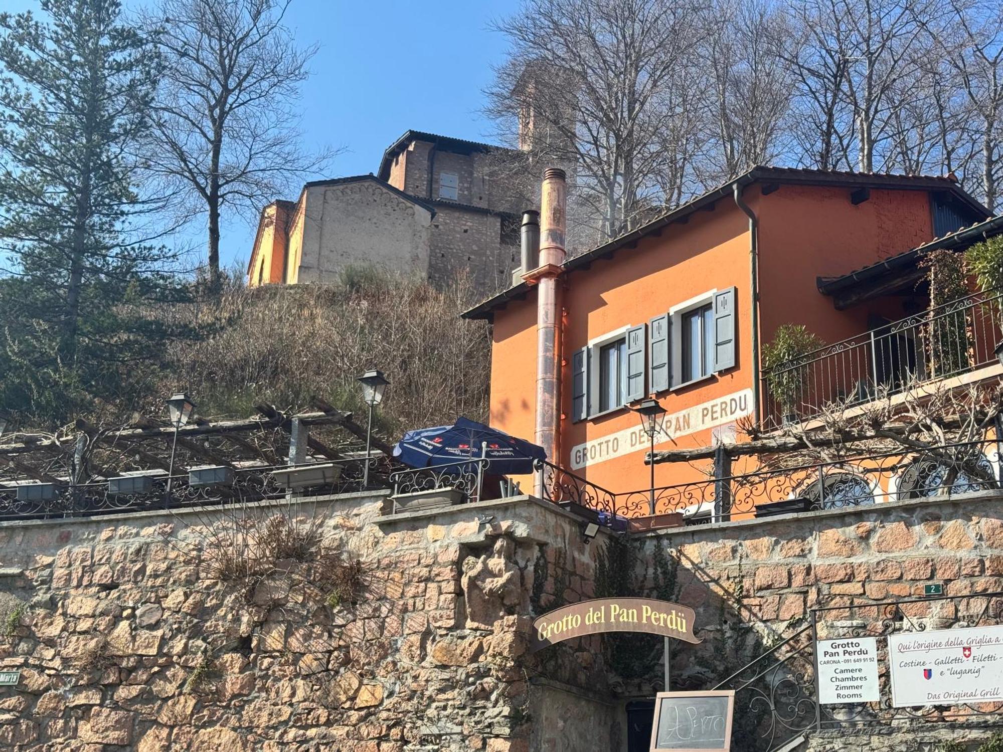 Grotto Del Pan Perdue Panzió Lugano Kültér fotó